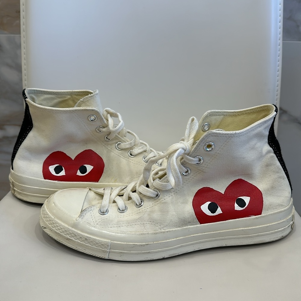 Converse Chuck Taylor X Comme Des Garçons All Star ‘70 high white Size 10